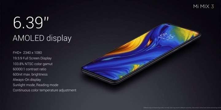 Представлен Xiaomi Mi Mix 3 - самый инновационный смартфон в мире