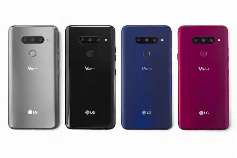 Представлен LG V40 ThinQ - очень крутой флагман на 5 камер