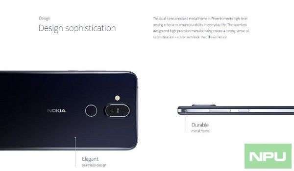 Все характеристики сабфлагмана Nokia 8.1 попали в сеть до анонса