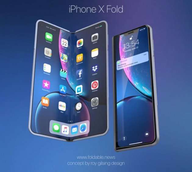 iPhone X Fold – таким будет первый складной смартфон от Apple