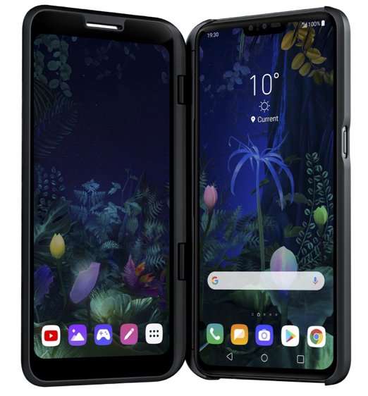 Представлен LG V50 ThinQ 5G – складной смартфон из прошлого