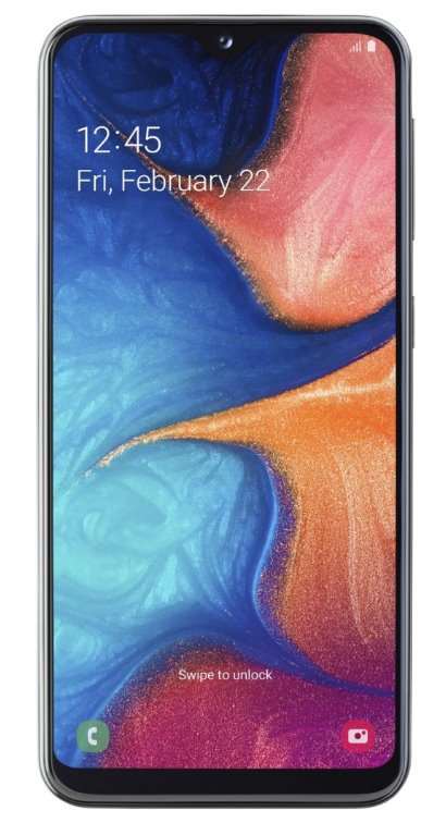 Представлен компактный бюджетник Samsung Galaxy A20e