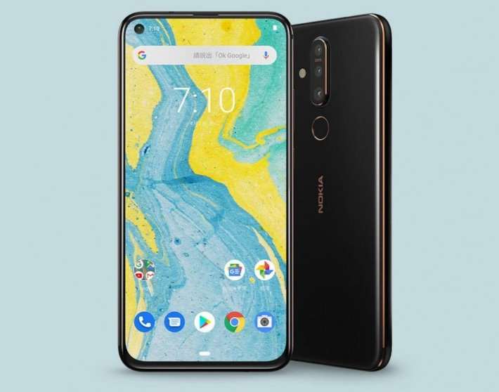 Почти как Galaxy S10: представлен Nokia X71 с фронталкой в экране и 48 МП камерой
