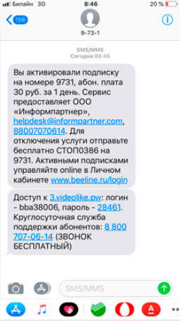 Подписка 9731 на Билайне - что это, как отключить