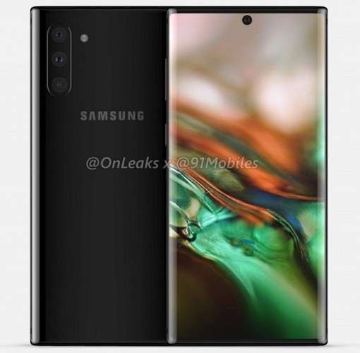 Рассекречен дизайн флагманов Samsung Note 10 и Note 10 Pro