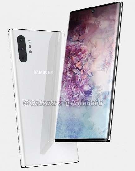 Рассекречен дизайн флагманов Samsung Note 10 и Note 10 Pro