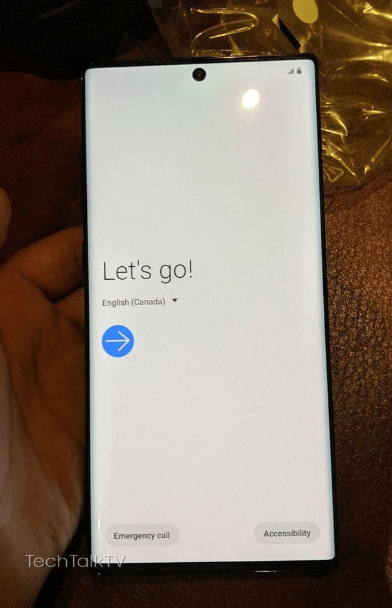 Samsung Galaxy Note 10 впервые показали на реальных фото