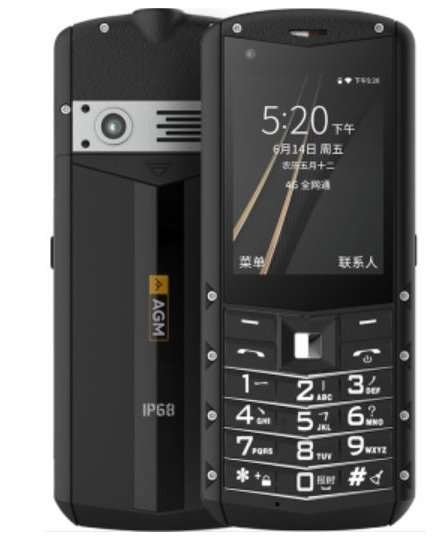 Представлен AGM M5 – защищенный кнопочный телефон на Android
