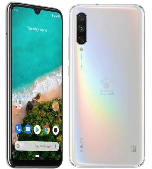 Официальные рендеры и характеристики Xiaomi Mi A3