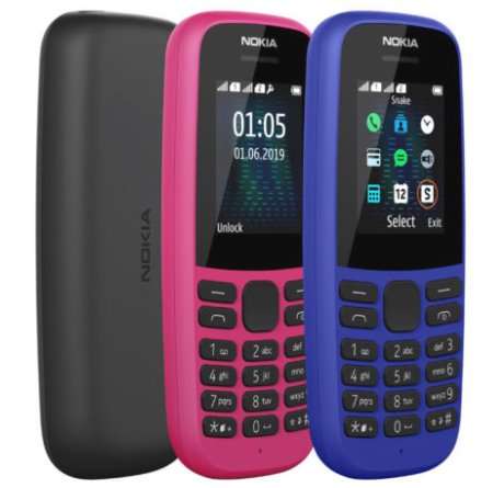 Анонс Nokia 105 (2019) – месяц автономности за 900 рублей