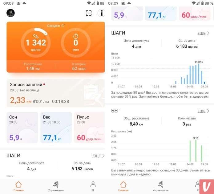 Обзор фитнес-браслета Honor Band 5 и сравнение с Xiaomi Mi Band 4