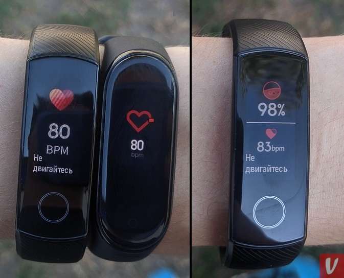 Обзор фитнес-браслета Honor Band 5 и сравнение с Xiaomi Mi Band 4