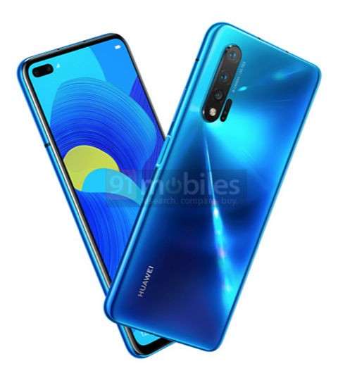 Huawei Nova 6 получит необычный дизайн и фронталку от Galaxy S10+