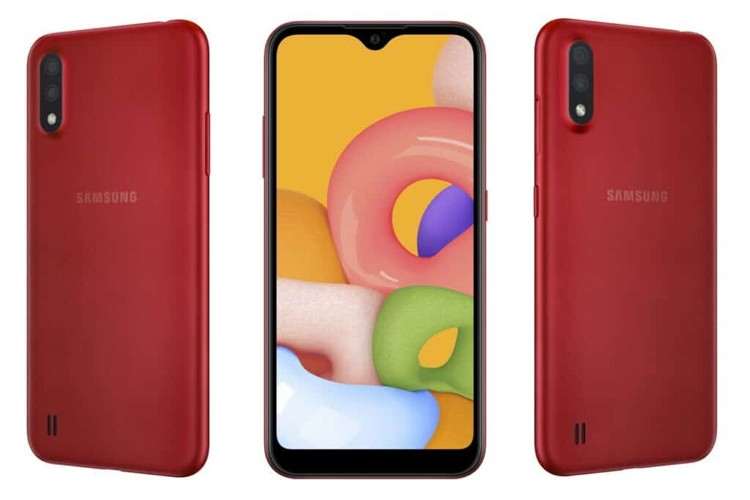 Представлен бюджетный компакт Samsung Galaxy A01 c 5.7" экраном