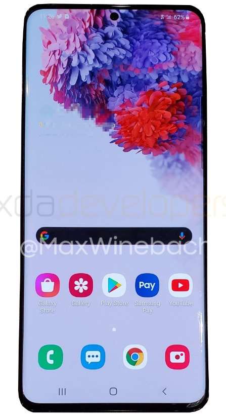 Samsung Galaxy S20+ впервые показали на реальных фото