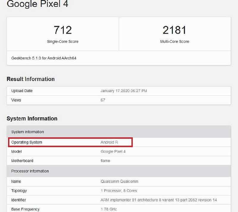 Android 11 «R» уже запущен на смартфонах Google Pixel 4