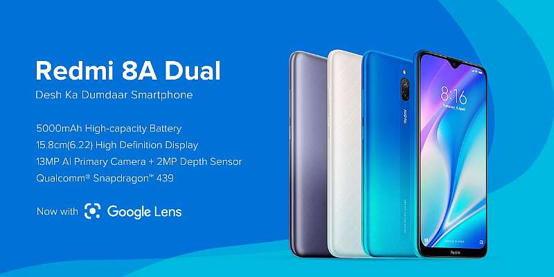 Xiaomi представила Redmi 8A Dual: новый бюджетный хит с двойной камерой