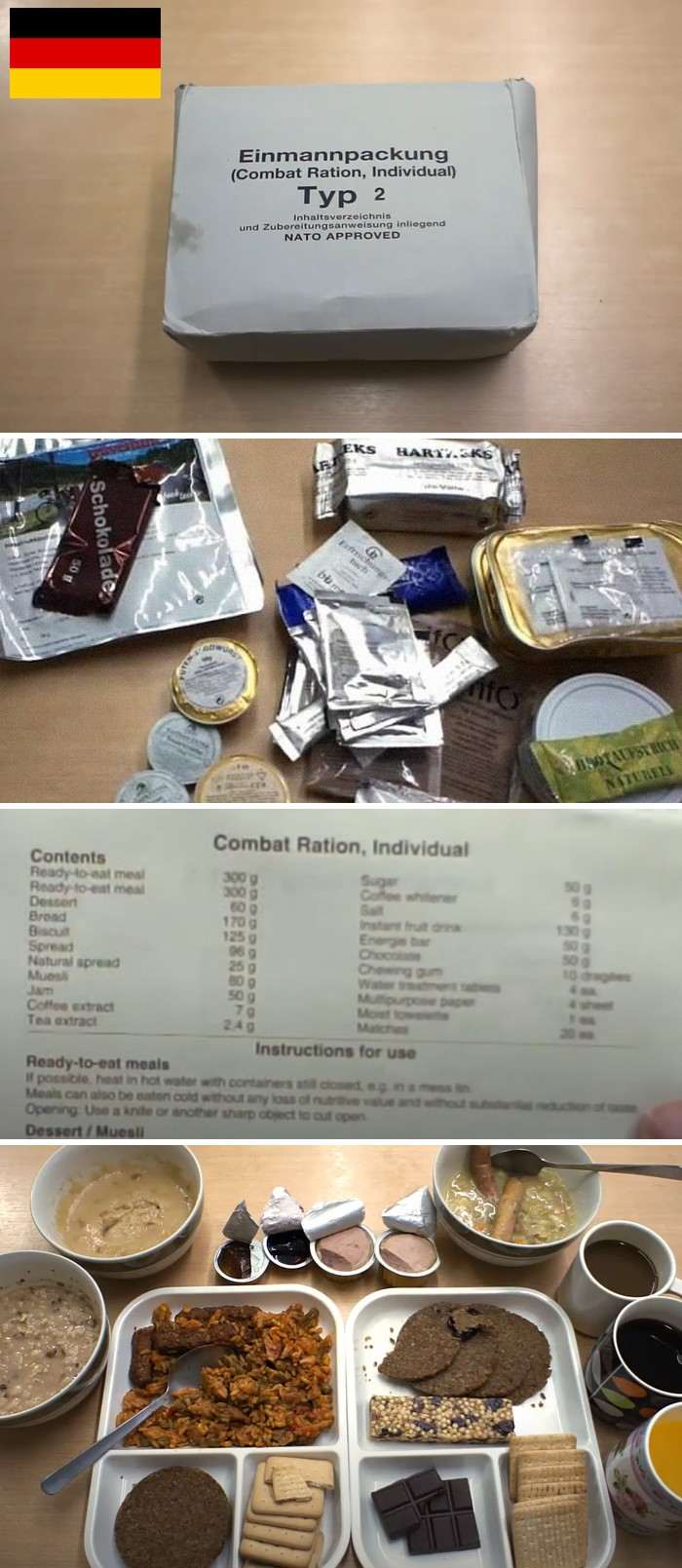 Сравнение сухпайков 14 стран мира. Посмотрите, чем кормят военных