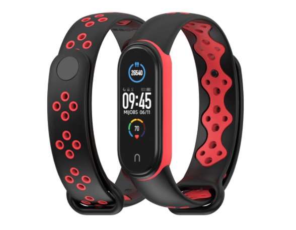 Подешевели крутые ремешки для Mi Band 5. Теперь браслет выглядит солидно