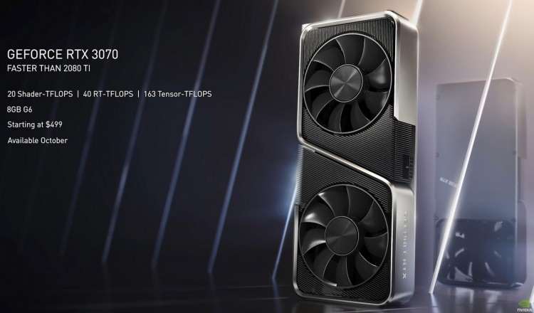 Вышли видеокарты Nvidia RTX 3070, 3080 и 3090. Цены и характеристики