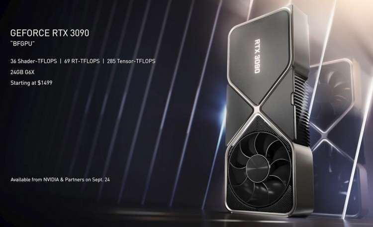 Вышли видеокарты Nvidia RTX 3070, 3080 и 3090. Цены и характеристики