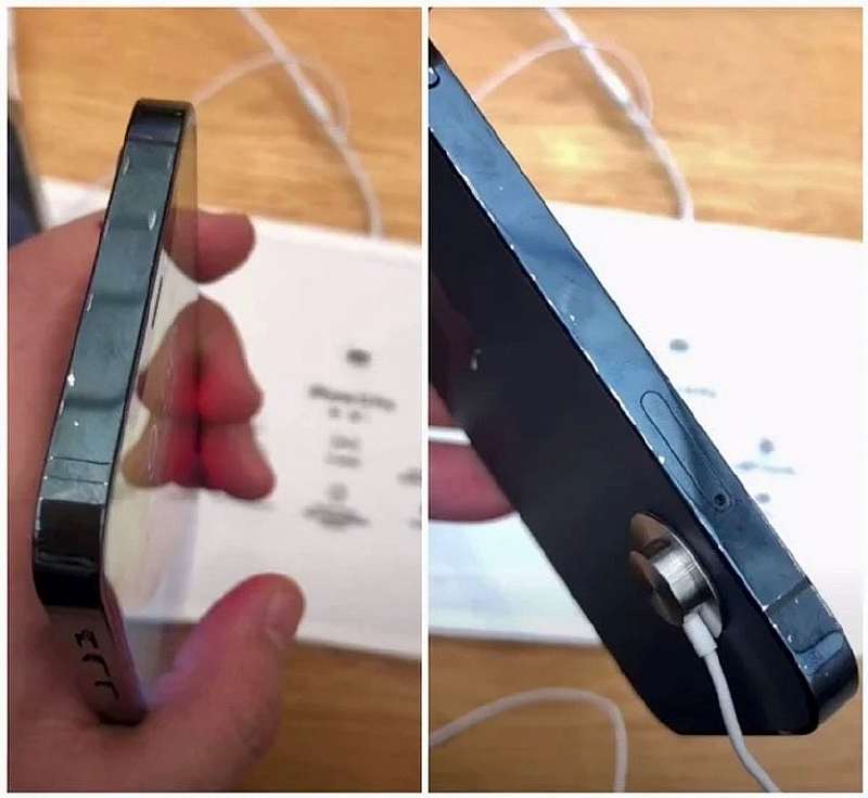 iPhone 12 полон проблем. Краска облазит, грани режут руки, корпус трескается