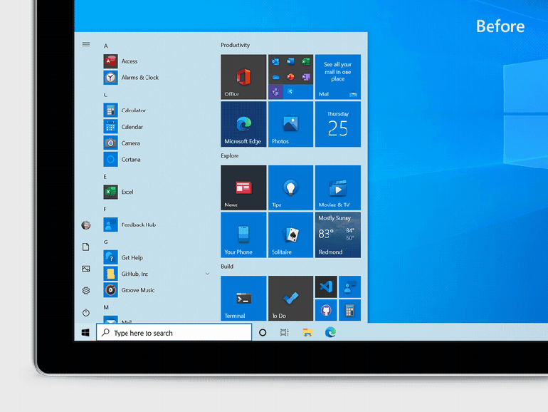 Microsoft выпустила Windows 10 с новым меню «Пуск». Как включить?