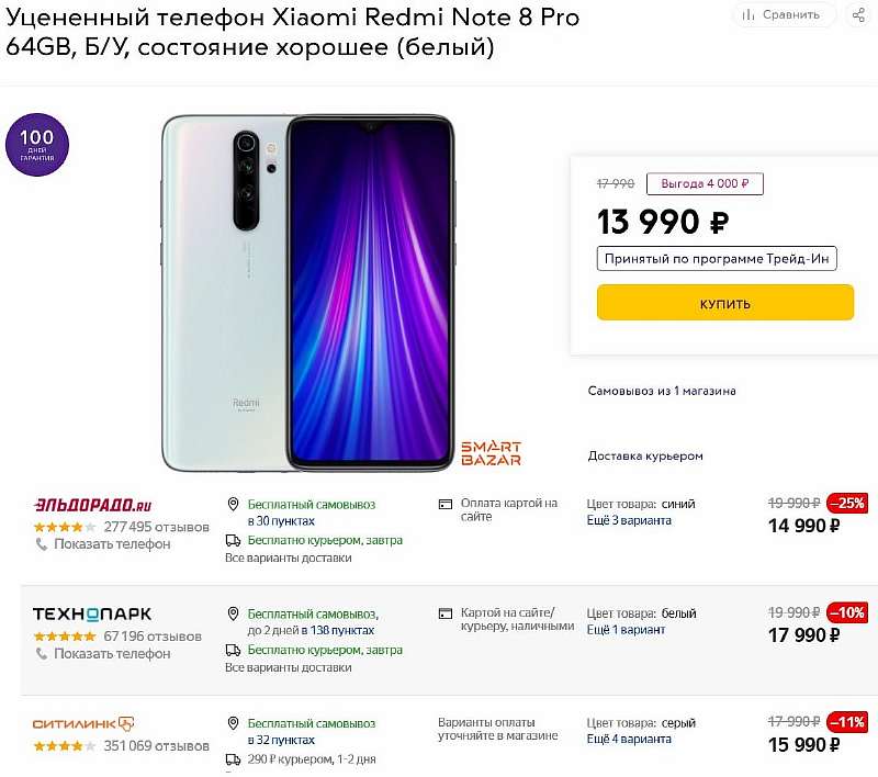 Связной начал продавать б/у смартфоны, причем с гарантией. Сколько можно сэкономить?