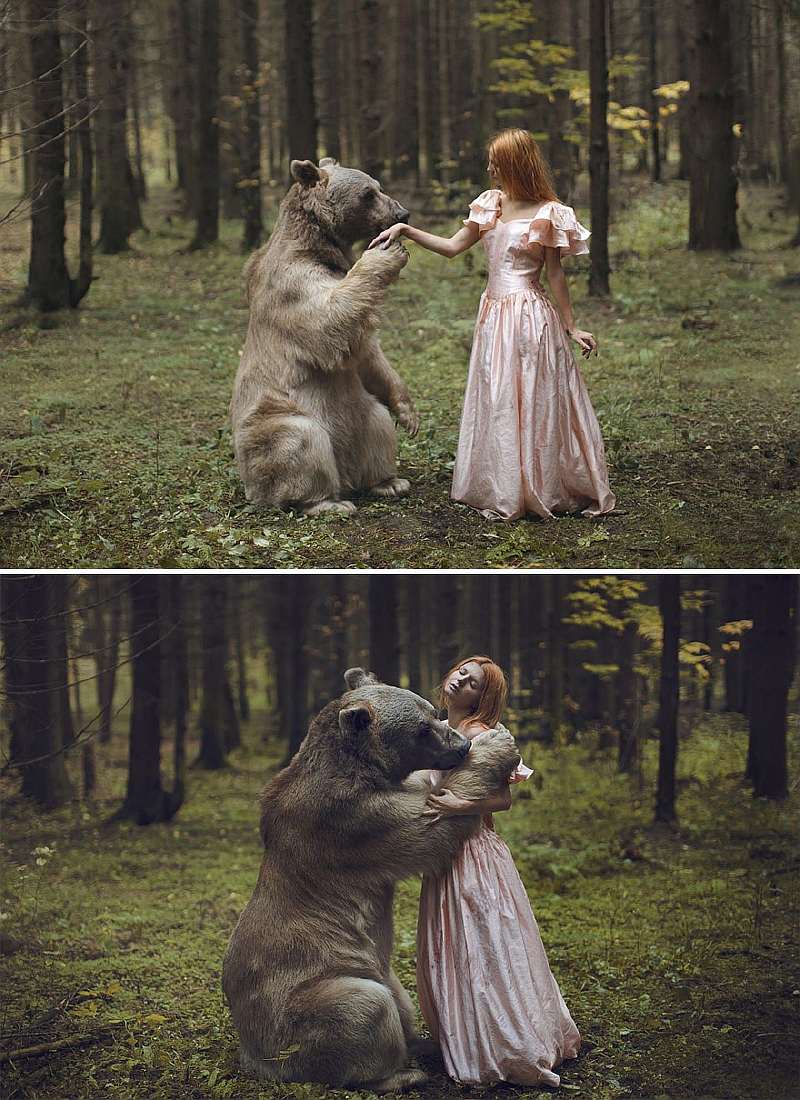 Волшебное единство животных и людей: 40 фотографий от девушки из России