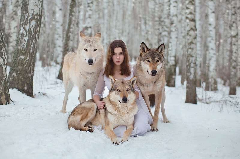 Волшебное единство животных и людей: 40 фотографий от девушки из России
