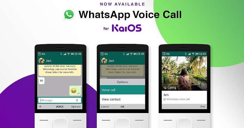 На кнопочных телефонах теперь можно бесплатно звонить через WhatsApp