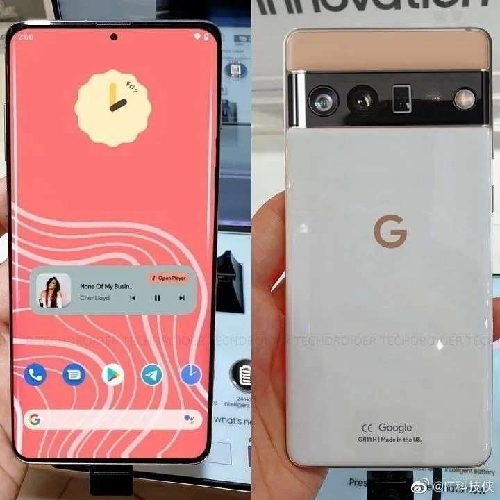 Так выглядит Google Pixel 6. Это настоящая дизайнерская вакханалия!