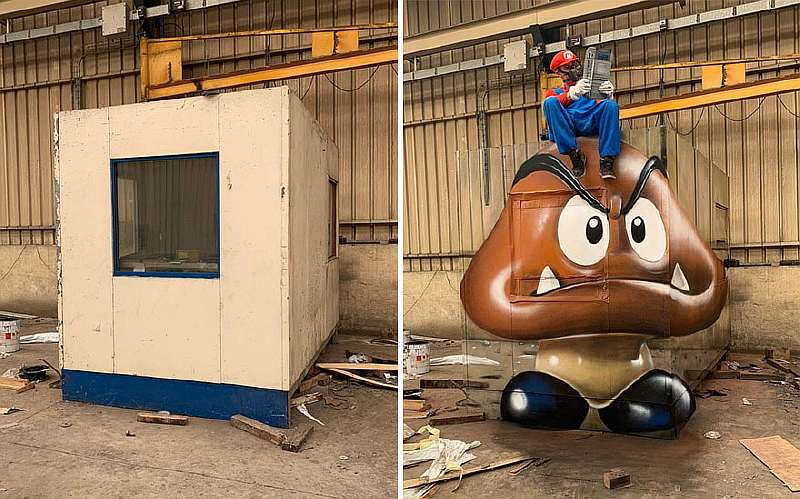 Французский уличный художник рисует 3D-граффити, и это зрелище не для слабонервных (30 фото)