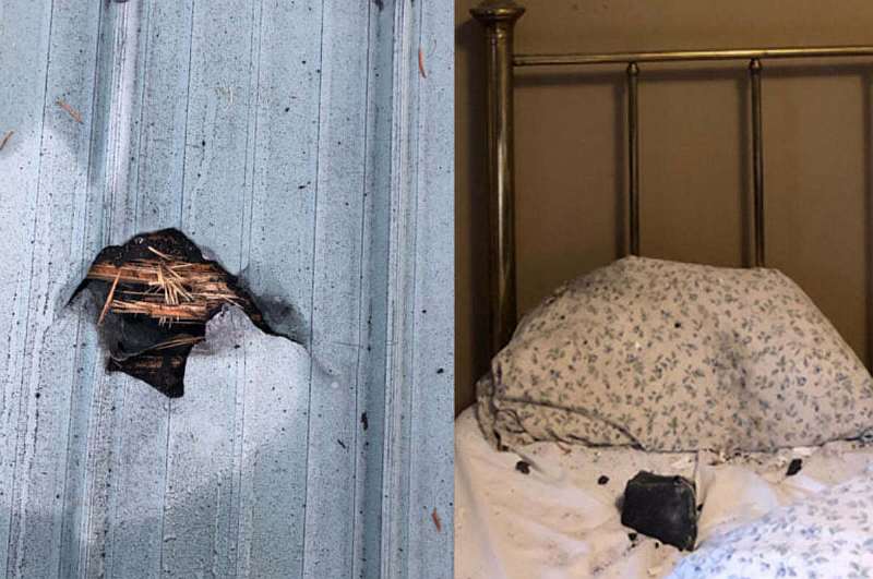 Метеорит упал прямо в кровать спящей женщине. Но ей фантастически повезло