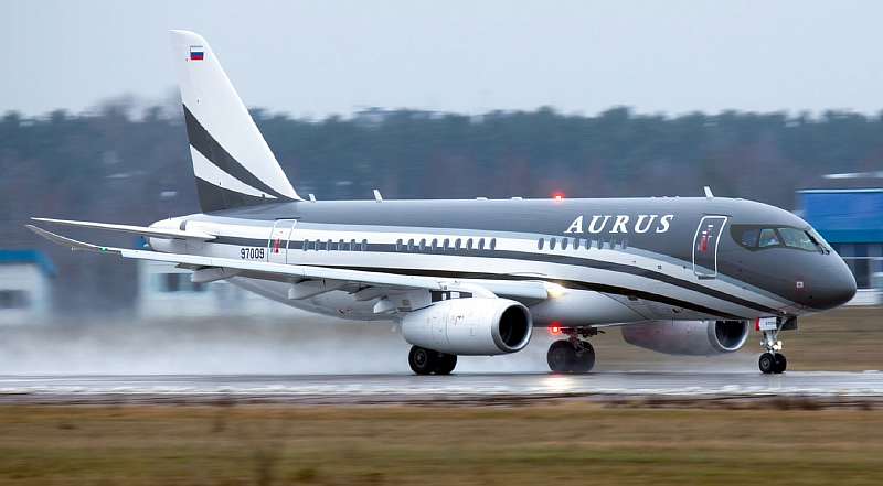 Как выглядит салон бизнес-джета AURUS: этот самолет создан для российской элиты