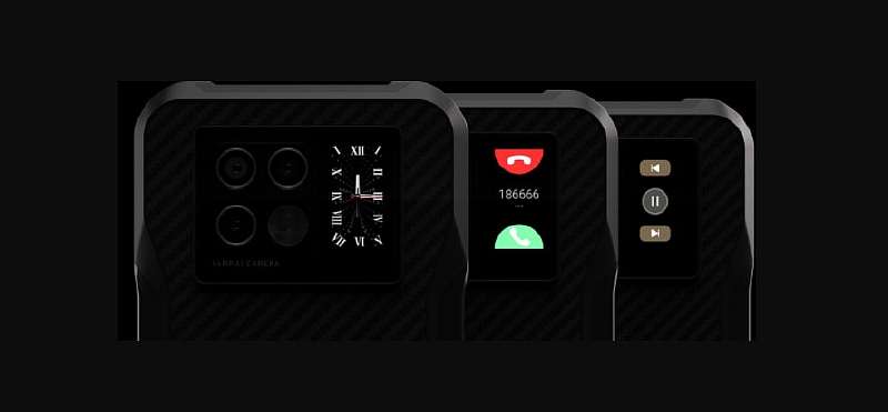 Doogee V20: неубиваемый смартфон из карбона, с двойным экраном, 8/256 ГБ памяти и NFC