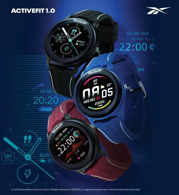 Вышли смарт-часы Reebok ActiveFit 1.0. Это недорогая альтернатива гаджетам китайских брендов