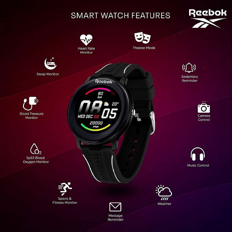 Вышли смарт-часы Reebok ActiveFit 1.0. Это недорогая альтернатива гаджетам китайских брендов