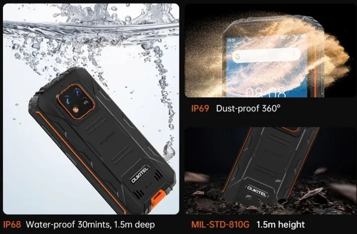 Oukitel WP18: дешевый неубиваемый смартфон с аккумулятором 12500 мАч