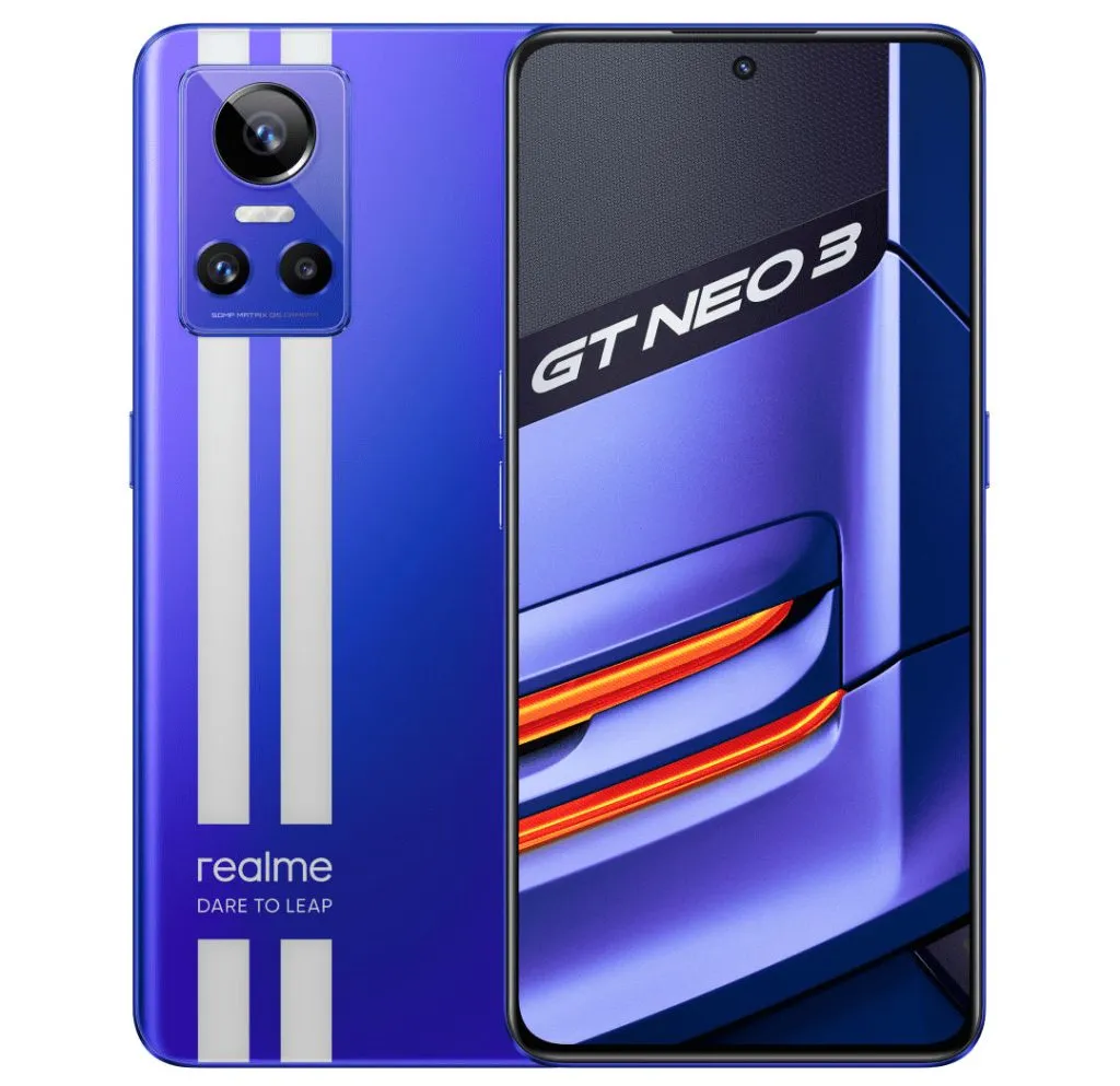 Представлен Realme GT Neo 3 с невероятно быстрой 150-ваттной зарядкой