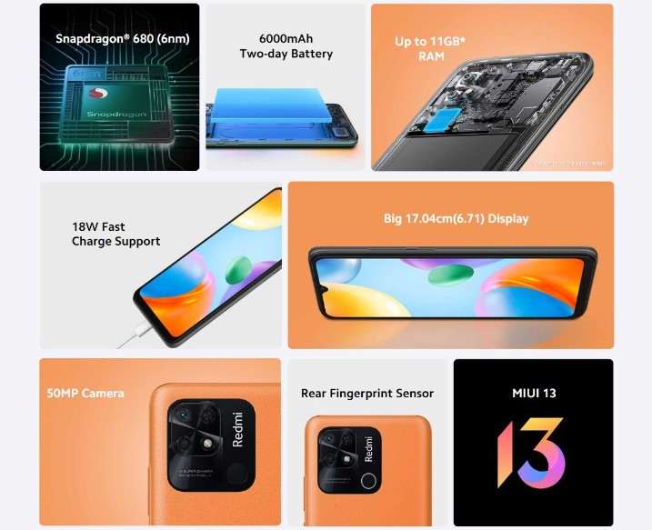 Xiaomi выпустила Redmi 10 Power с огромным аккумулятором на 6000 мАч