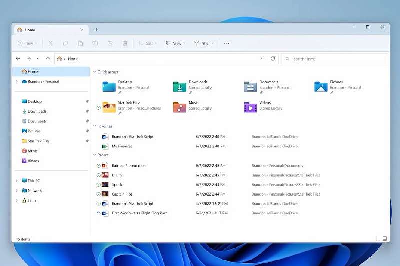В «проводнике» Windows 11 появились вкладки. Удобнейшую функцию уже можно опробовать