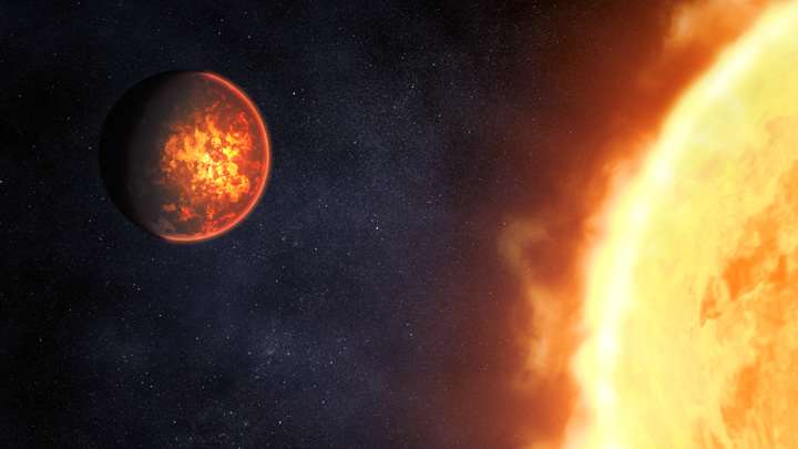 NASA обнаружила  «адскую» планету, которая непрерывно горит уже тысячи лет