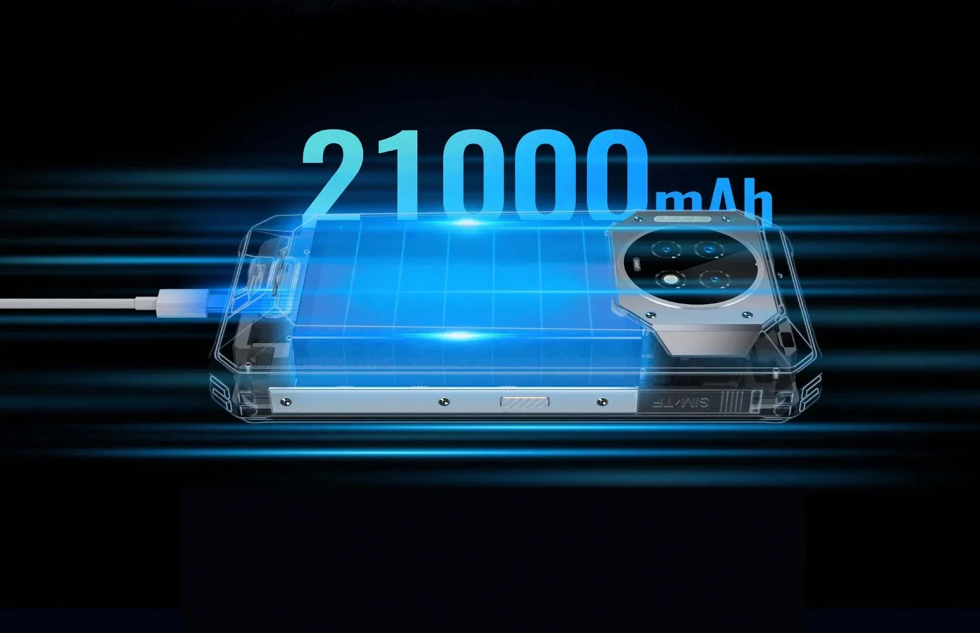 Китайцы выпустили неубиваемый смартфон-монстр с аккумулятором на 21 000 мАч!