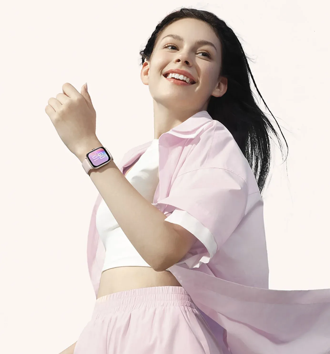 Amazfit GTS 4 Mini — красивый клон Apple Watch за 99$