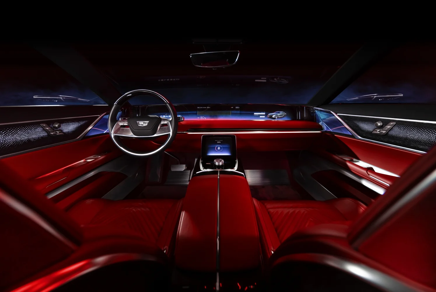 Электрический Cadillac Celestiq выглядит как роскошный автомобиль из Cyberpunk 2077