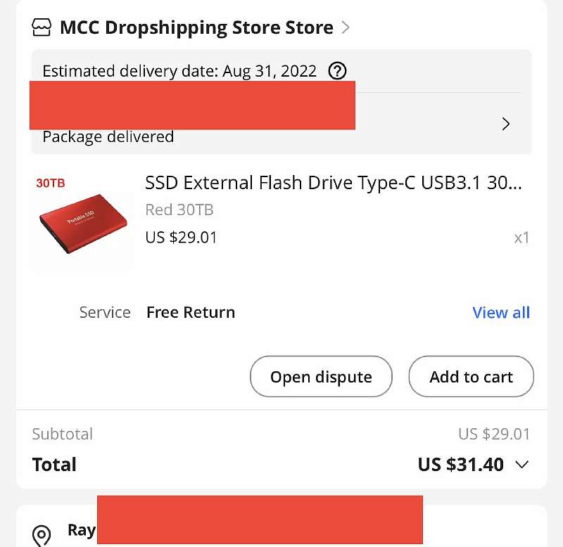 AliExpress завалили дешевыми SSD на 30 ТБ. Не вздумайте их покупать