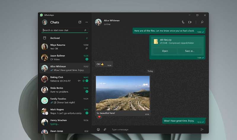 У WhatsApp вышло новое приложение для Windows. Наконец-то работает без смартфона!