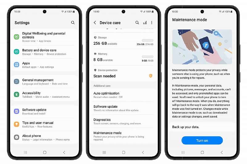 На телефонах Samsung Galaxy появился специальный «режим обслуживания». Зачем он нужен?