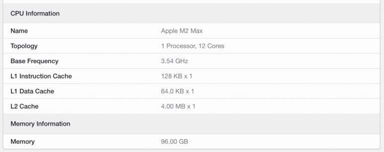 Первые результаты тестирования чипа Apple M2 Max. Революция не планируется?